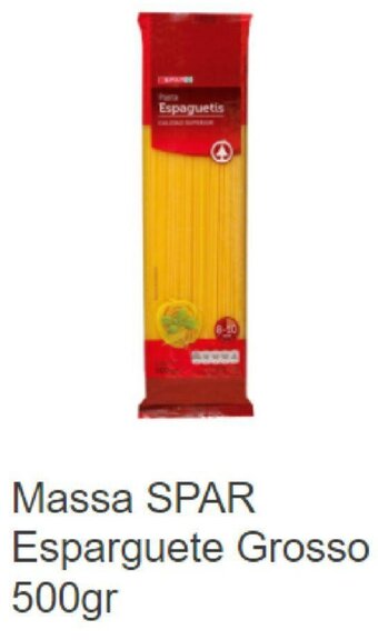 Massa Spar Esparguete Grosso 500gr