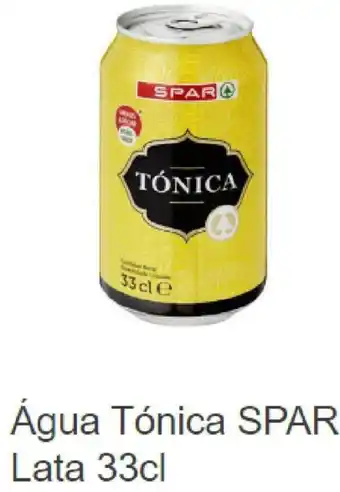 Spar Água Tónica Apar Lata 33cl promoção