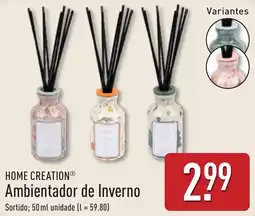 ALDI Home creation ambientador de inverno promoção