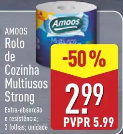 ALDI amoos rolo de cozinha multiusos strong promoção