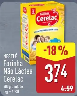ALDI Nestlé Farinha Não Láctea Cerelac promoção