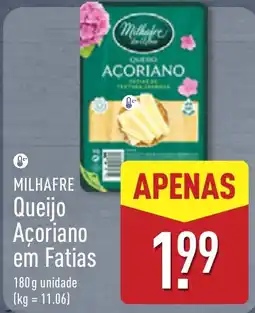 ALDI milhafre queijo açoriano em fatias promoção