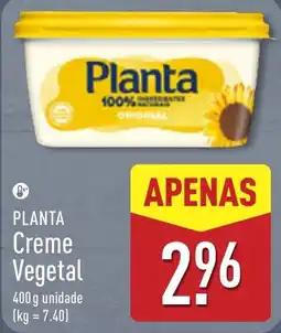ALDI Planta Creme Vegetal promoção