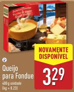 ALDI Queijo para Fondue promoção