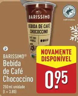 ALDI Barissimo bebida de café chococcino promoção