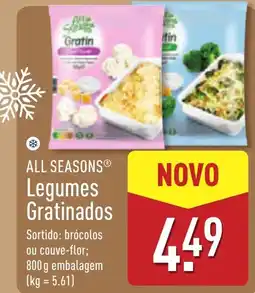 ALDI All seasons legumes gratinados promoção