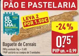 ALDI Baguete de Cereais promoção