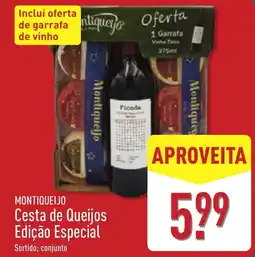 ALDI Montiqueijo Cesta de Queijos Edição Especial promoção