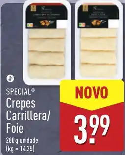 ALDI Special crepes carrillera/foie promoção