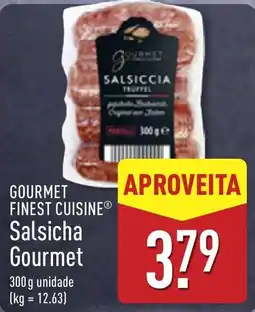 ALDI Salsicha Gourmet promoção