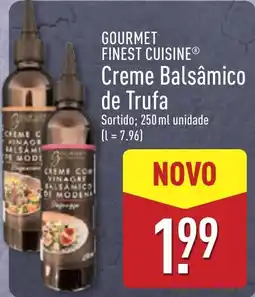 ALDI Gourmet finest cuisine creme balsâmico de trufa promoção