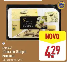 ALDI Special tábua de queijos gourmet promoção