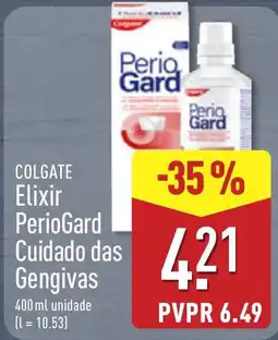 ALDI colgate elixir perio gard cuidado das gengivas promoção