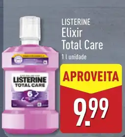 ALDI Listerine elixir total care promoção