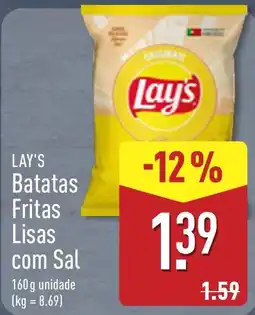 ALDI Lay's Batatas Fritas Lisas com Sal promoção
