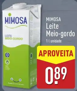 ALDI Mimosa leite meio-gordo promoção