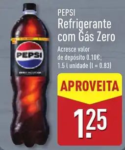 ALDI Pepsi refrigerante com gás zero promoção