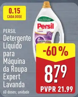 ALDI persil detergente líquido para máquina da roupa expert lavanda promoção