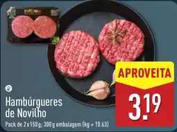 ALDI Hambúrgueres de Novilho promoção