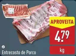 ALDI Entrecosto de Porco promoção