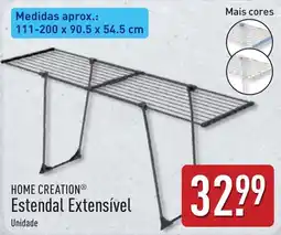 ALDI Home creation estendal extensível promoção