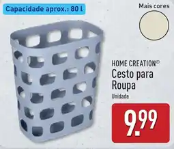 ALDI Home creation cesto para roupa promoção