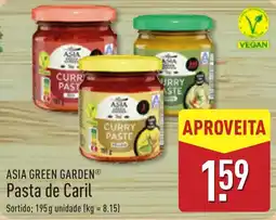 ALDI Asia green garden pasta de caril promoção
