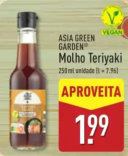 ALDI Asia green garden molho teriyaki promoção