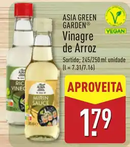 ALDI Asia green garden vinagre de arroz promoção