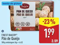 ALDI Finest Bakery Pão de Queijo promoção