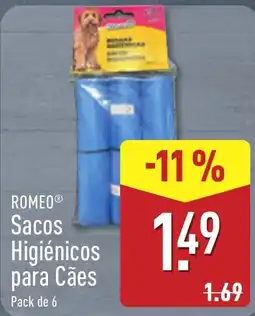 ALDI romeo sacos higiénicos para cães promoção