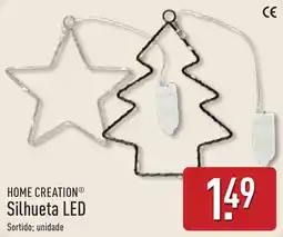 ALDI Home creation silhueta led promoção