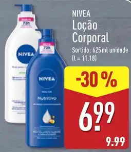 ALDI Nivea loção corporal promoção