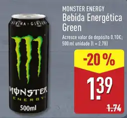 ALDI Monster Energy Green promoção