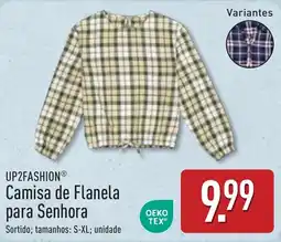 ALDI Camisa de Flanela para Senhora promoção