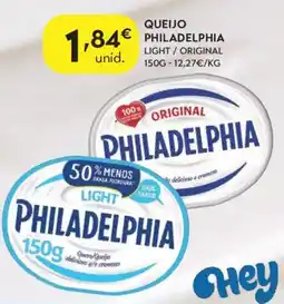 Spar queijo philadelphia light / original promoção