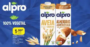 Alpro bebida vegetal aveia amêndoa