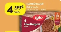 Spar Hambúrguer iglo vaca promoção