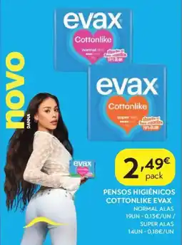 Spar Pensos higiénicos cottonlike evax promoção