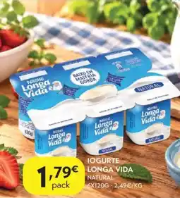 Spar Iogurte longa vida natural promoção