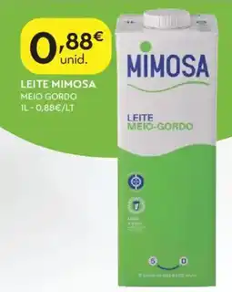 Spar Leite mimosa meio gordo promoção