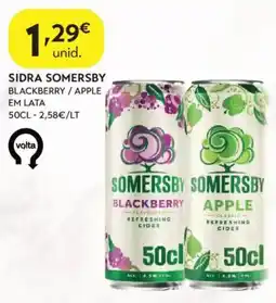 Spar Sidra somersby blackberry / apple promoção