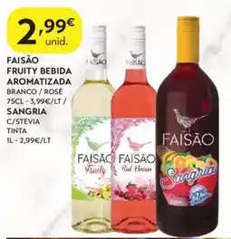 Spar Faisão fruity bebida aromatizada promoção
