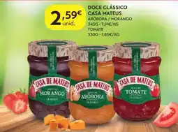 Spar Doce clássico casa mateus abóbora / morango promoção