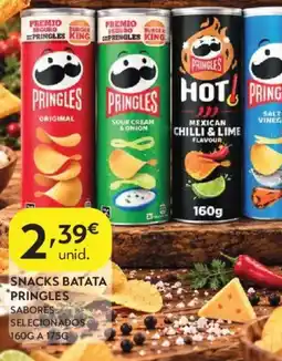 Spar Snacks batata pringles sabores selecionados promoção