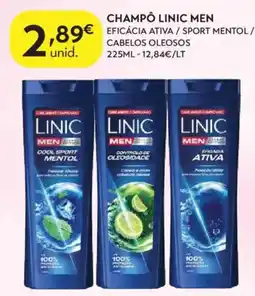Spar Champô linic men promoção
