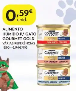 Spar alimento húmido p/ gato gourmet gold promoção