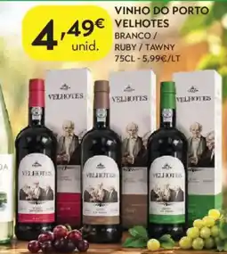 Spar Vinho do porto velhotes promoção