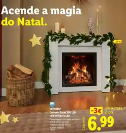 Lidl A+ - corrente luxe 200 led en imprixador promoção