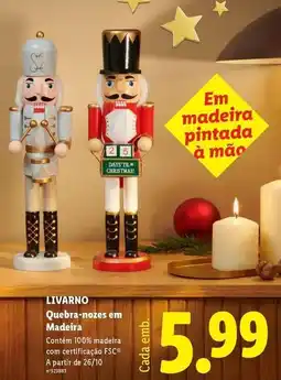 Lidl A+ - quebra-nozes em madeira promoção